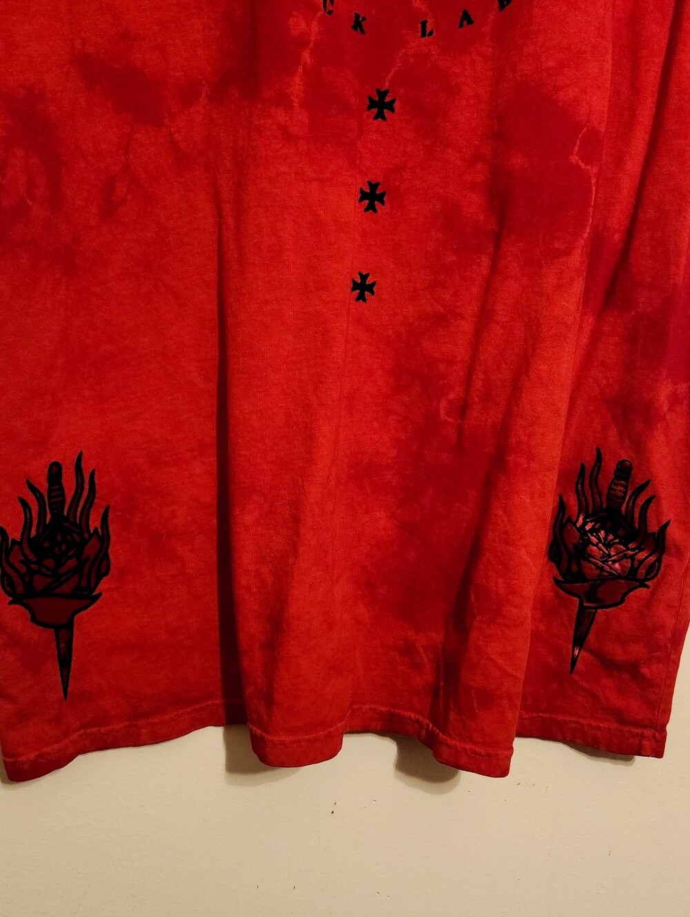 Affliction Black Label | Men's Red Graphic Short Sleeve T-Shirt (Size XXXL/3XL) - Picture 11 of 12